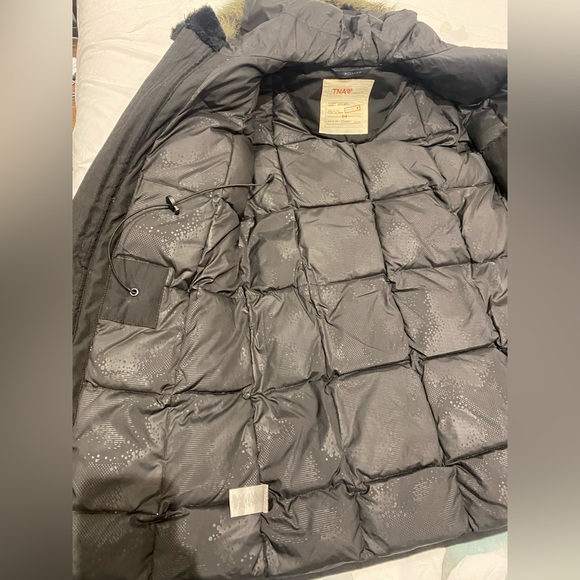 Xs black tna winter coat with hood - Picture 10 of 10